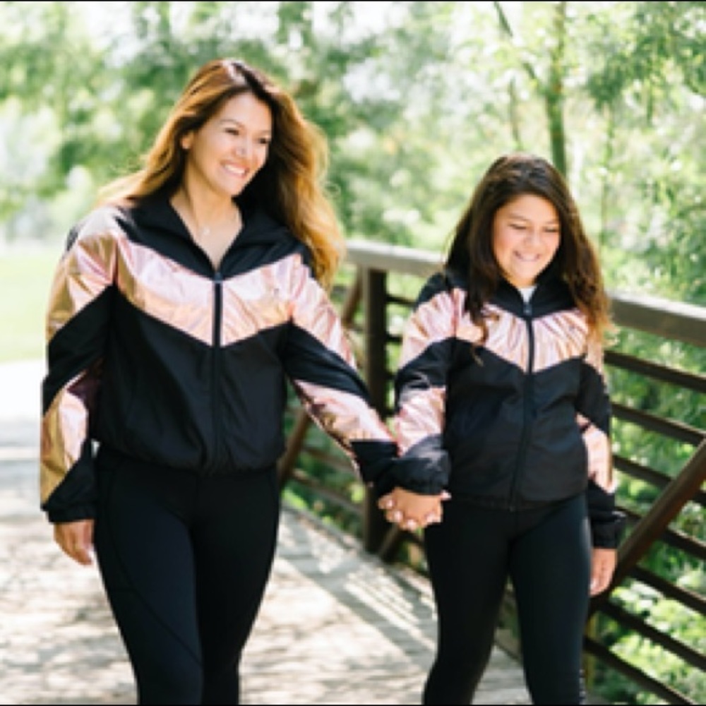 NWT Rose Gold athletic Jacket